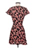 Privacy Please 100% Rayon Floral Orange Casual Dress Size S - photo 2