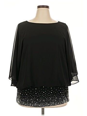 MSK 3/4 Sleeve Blouse (view 1)