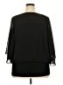 MSK 100% Polyester Black 3/4 Sleeve Blouse Size 2X - photo 2
