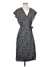 Joie 100% Polyester Print Gray Casual Dress Size S - photo 1