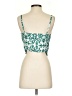 B.wear Green Sleeveless Top Size S - photo 2