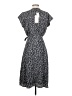 Joie 100% Polyester Print Gray Casual Dress Size S - photo 2