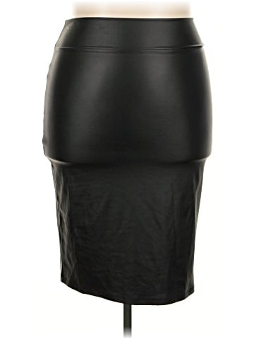 Simlu Faux Leather Skirt (view 1)