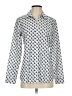 Vineyard Vines Print Ivory Long Sleeve Blouse Size 2 - photo 1
