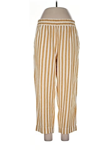 Madewell Tapered Huston Pull-On Crop Pants in Stripe (view 1)