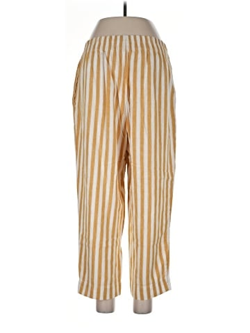 Madewell Tapered Huston Pull-On Crop Pants in Stripe (view 2)