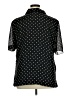 Joan Leslie 100% Polyester Polka Dots Black Short Sleeve Blouse Size 16 - photo 2