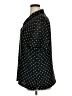 Joan Leslie 100% Polyester Polka Dots Black Short Sleeve Blouse Size 16 - photo 5