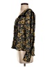Veronica Beard 100% Silk Floral Yellow Long Sleeve Silk Top Size 4 - photo 5