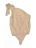 Amanda Uprichard 100% Silk Tan Bodysuit Size XS - photo 1