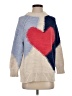 Pilcro Hearts Blue Pullover Sweater Size XS - photo 1