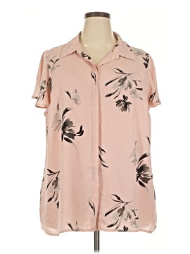 Worthington Short Sleeve Blouse (view 1)