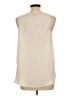 Assorted Brands 100% Polyester Ivory Sleeveless Blouse Size L - photo 2