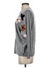 Aaeda Floral Gray Pullover Sweater Size S - photo 5