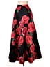 B. Darlin 100% Polyester Floral Red Black Formal Skirt Size 7 - 8 - photo 1