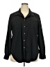Wendy Williams Solid Black Long Sleeve Button-Down Shirt Size 2X - photo 1