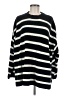 H&M Stripes Black Pullover Sweater Size L - photo 1