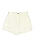 Universal Thread 100% Cotton Solid Ivory Khaki Shorts Size 6 - photo 1