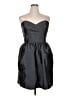 Alfred Sung 100% Polyester Solid Silver Black Cocktail Dress Size 16 - photo 1