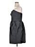 Alfred Sung 100% Polyester Solid Silver Black Cocktail Dress Size 16 - photo 5