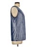 Jaclyn Smith Blue Sleeveless Blouse Size L - photo 4