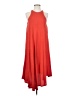 Sen Solid Red Casual Dress Size Med (2) - photo 1