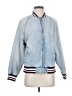 Wild Fable 100% Cotton Blue Burgundy Denim Jacket Size XS - photo 1