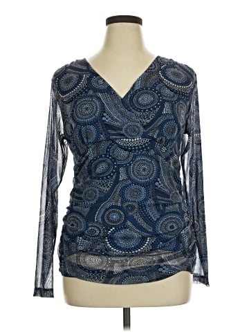 Christopher & Banks Long Sleeve Blouse (view 1)