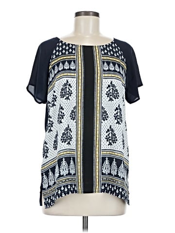 Ann Taylor LOFT Outlet Short Sleeve Blouse (view 1)