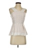 Maeve 100% Polyester Ivory White Tank Top Size 2 - photo 1