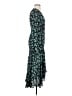 Intermix 100% Silk Teal Green Cocktail Dress Size 0 - photo 4