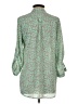 Pomelo 100% Polyester Green 3/4 Sleeve Blouse Size S - photo 2