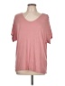 Assorted Brands Pink Short Sleeve Top Size L - photo 1