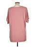 Assorted Brands Pink Short Sleeve Top Size L - photo 2
