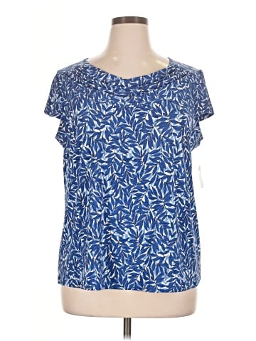 Kasper Short Sleeve Blouse (view 1)