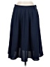 ModCloth 100% Polyester Solid Blue Casual Skirt Size L - photo 1