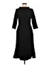 Unbranded 100% Polyester Solid Black Casual Dress Size M - photo 1