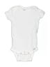 Gerber Solid White Short Sleeve Onesie Size 6-9 mo - photo 1