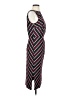 Assorted Brands Stripes Black Burgundy Casual Dress Size 2 - photo 4