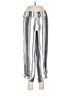 Vanilla Star Stripes Silver Linen Pants Size M - photo 1