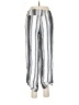 Vanilla Star Stripes Silver Linen Pants Size M - photo 2
