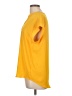 Cynthia Steffe 100% Polyester Yellow Short Sleeve Blouse Size L - photo 5