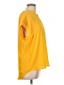 Cynthia Steffe 100% Polyester Yellow Short Sleeve Blouse Size L - photo 4