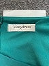 Manydress 100% Polyester Solid Teal Cocktail Dress Size L - photo 7