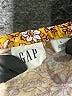 Gap Print Yellow Casual Dress Size L - photo 7