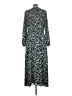 Louna 100% Polyester Green Casual Dress Size L - photo 2