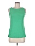 Talbots 100% Cotton Green Sleeveless Top Size M - photo 1