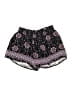 Maurices 100% Polyester Paisley Black Shorts Size L - photo 1