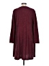 Perceptions Plaid Burgundy Cardigan Size L - photo 2