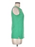 Talbots 100% Cotton Green Sleeveless Top Size M - photo 4